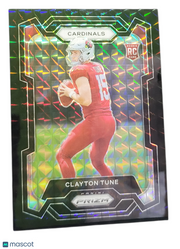 2023 Panini Prizm Clayton Tune #302 Black Shimmer RC 1 of 1