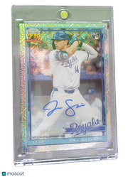 2025 Topps Chrome 75th Anniversary Jac Caglianone #91C-6 Refractor 055/299 RC