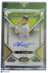 2023 Topps Tier One Tier One Talent Chipper Jones #T1TA-CJ Autograph 52/75