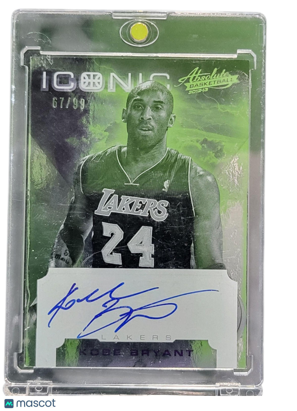 2012 Panini Absolute Iconic Kobe Bryant #24 Green 67/99