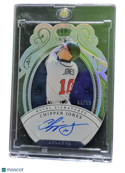 2023 Panini Chronicles Crown Royale Chipper Jones #RS-CJ Signatures 65/99