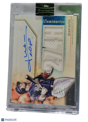 2020 Topps Luminaries Juan Soto #HKAR-JS Game Used Memorabilia Auto Relic Card
