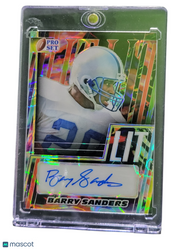2024 Leaf Pro Set LIT Barry Sanders #L-BS1 Green 6/10