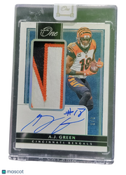 2020 Panini One A.J. Green #68 Patch Memorabilia