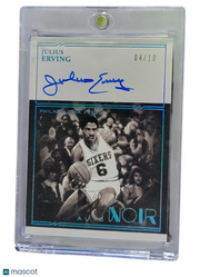 2021 Panini Noir Julius Erving #AB-JUL /