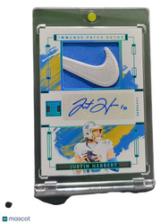 2024 Panini Impeccable Immense Patch Autos Justin Herbert #IPA-JHT Patch