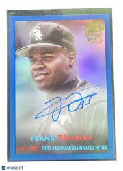 2024 Topps Archives Fan Favorites Frank Thomas #FF-FT Blue 15/25