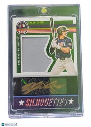 2023 Panini USA Baseball Stars & Stripes Silhouettes Dylan Crews #SIL-DC Jersey