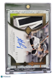 2024 Topps Transcedent Anthony Rizzo #TCPA-AR12 /15 Used Memo Patch Auto Card