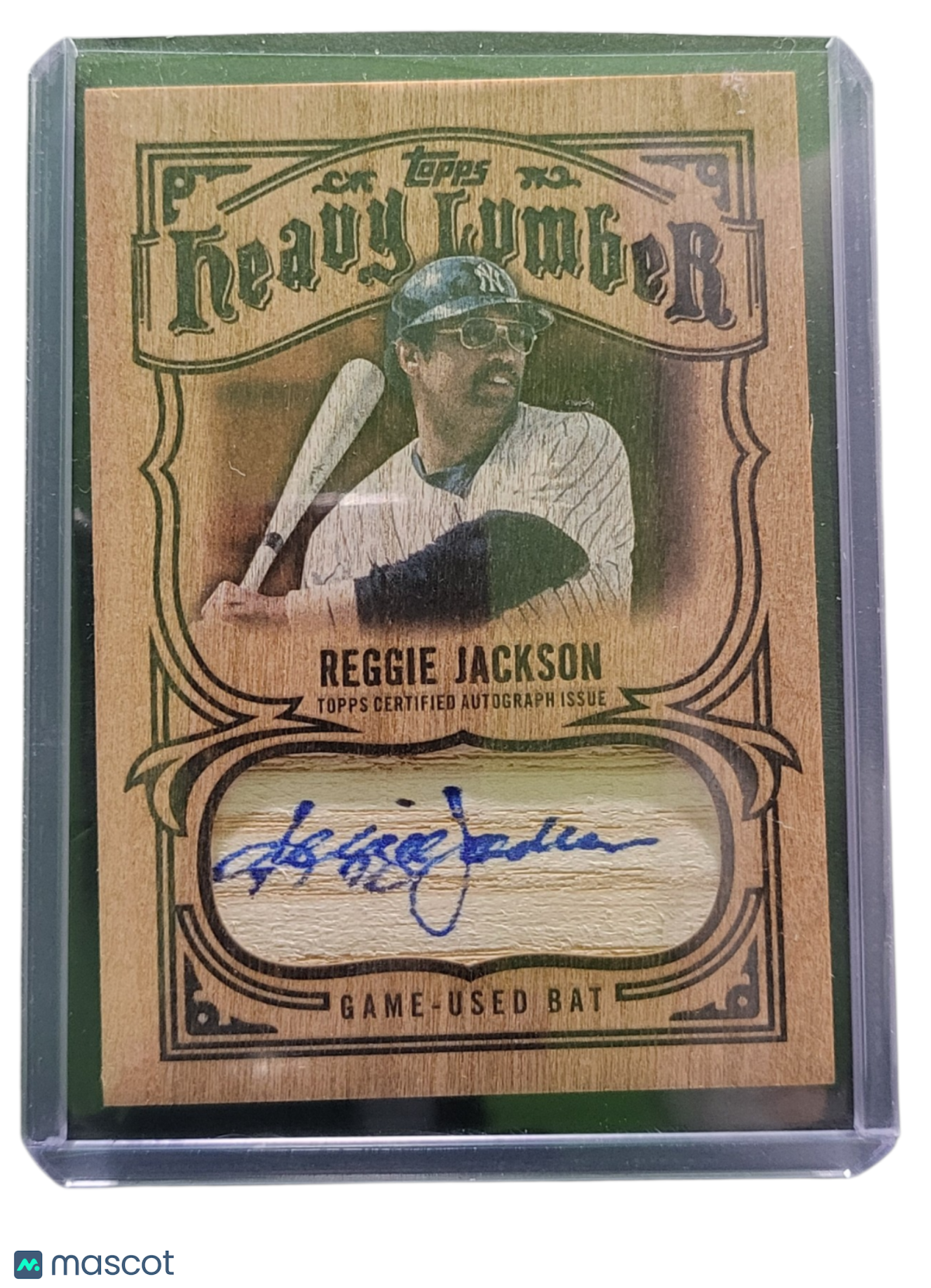 2026 Topps Baseball Heavy  Reggie Jackson #HLAR-RJ Game-Used Bat Auto Relic