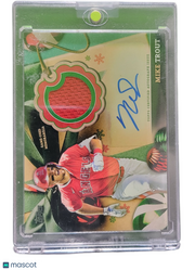 2024 Topps Holiday Mega Baseball Mike Trout #ARC-MT Game- Auto Relic Card