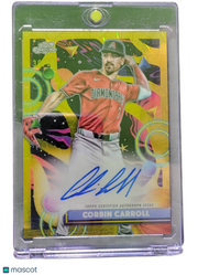 2025 Topps Cosmic Chrome Corbin Carroll #CCA-CCA Yellow RayWave /