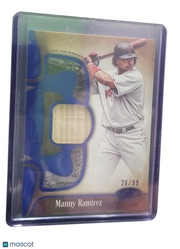 2026 Topps Tier One Manny Ramirez #T1LR-MR Relic 26/99 Game-Used Memorabilia