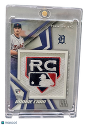 2021 Topps Baseball Series Two Tarik Skubal #RP-TSK Rookie Card Logo Patch RC