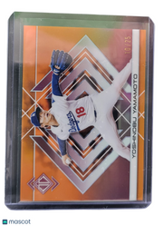 2025 Topps Definitive Collection Yoshinobu Yamamoto #9 Orange 10/25