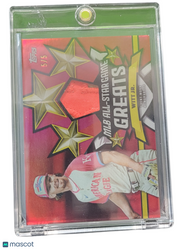 2025 Topps Baseball MLB ASG Bobby Witt Jr. #ASGR-BW Red Foil Relic 5/5 Worn