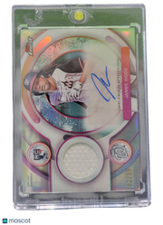 2025 Topps Finest James Wood #RAJR-JWO 82/99 RC Game-Used Memorabilia