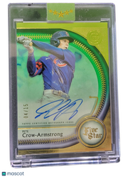 2024 Topps Five Star Pete Crow-Armstrong #FSA-PC Green 04/15