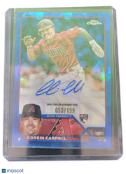 2023 Topps Chrome Sapphire Edition Corbin Carroll #USA-CC Blue 050/199 RC