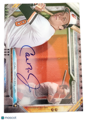 2015 Topps Strata Signature Relics Cal Ripken Jr. #SSR-CR Auto Memorabilia 15/25