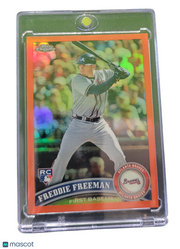2011 Topps Chrome Freddie Freeman #173 Orange Refractor RC