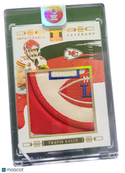 2024 Panini Impeccable Veterans Travis Kelce #IPV-TKE 03/10 Patch Mem