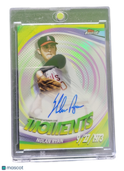 2025 Topps Finest Finest Moments Autographs Nolan Ryan #FMA-NR