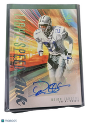 2023 Panini Luminance Lightspeed Ink Deion Sanders #LSI-DS 10/10