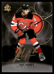 2020 Upper Deck SP Authentic 41 Jack Hughes Devils Auto