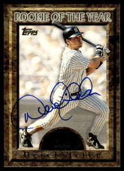 1997 Topps Certified Derek Jeter Rookie of the Year Auto
