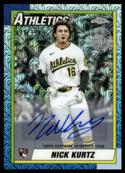 2025 Topps Chrome Update 1990 Silver Pack Nick Kurtz Rookie RC Mojo Auto /199