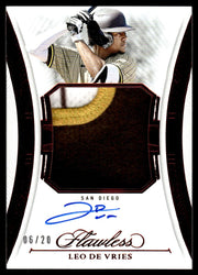 2025 Flawless Leo De Vries Patch Auto /20