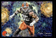 2025 Topps Chrome Myles Garrett Starry Night Black Disco /10