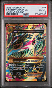 2015 Pokemon XY Ancient Origins M Rayquaza Ex #98 PSA 6