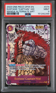 2024 One Piece Awakening of the New Era Manga Alternate Art Eustass Captain Kid #OP05074 PSA 9