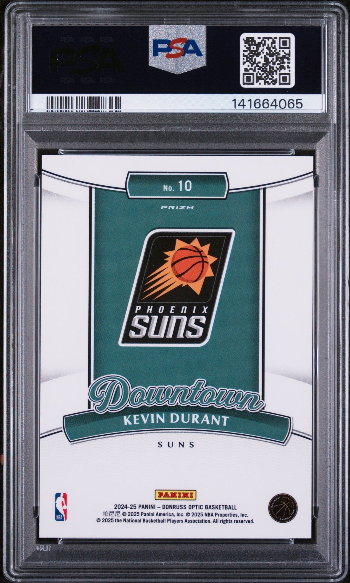 2024 Donruss Optic Downtown Kevin Durant #10 PSA 10