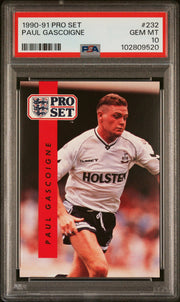 1990 Pro Set Paul Gascoigne #232 PSA 10 102809520