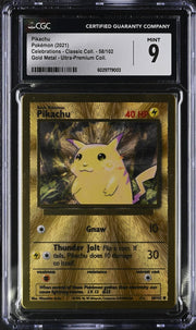 2021 #58/102 Pikachu Celebrations - Classic Coll. CGC 9