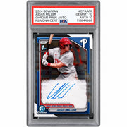 2024 Bowman Chrome Prospect Autograph Aidan Miller #CPA-AMI PSA 10