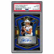 2020 Panini Select Rookie Signature Prizm Blue Justin Herbert #4 /35 PSA 10 63165928