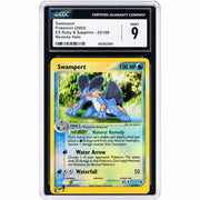 2003 Pokemon #23/109 Swampert EX Ruby & Sapphire CGC 9