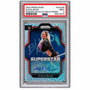 2023 Panini Prizm WWE Superstar Autographs Mojo Prizm Alexa Bliss #SAAXB /25 PSA 9