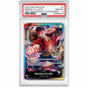 2025 One Piece Tournament Promo 3rd Anniversary Tournament Monkey D. Luffy #P PSA 10