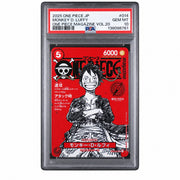 2025 One Piece Japanese Magazine Volume 20 Monkey D. Luffy #ST21-014 PSA 10