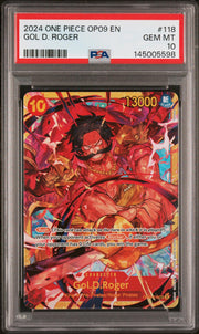 2024 One Piece Emperors In the New World Gol D Roger #OP09118 PSA 10