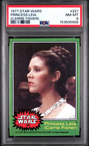 1977 Star Wars Princess Leia #221 PSA 8
