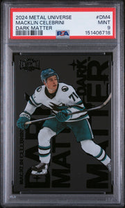 2024 Skybox Metal Universe Dark Matter Macklin Celebrini #DM4 PSA 9