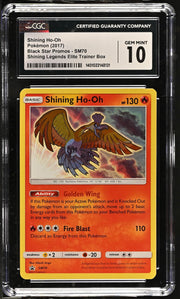2017 Black Star Promos # Shining Ho-Oh Shining Legends Elite Trainer Box CGC 10