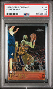 1996 Topps Chrome Kobe Bryant #138 PSA 7