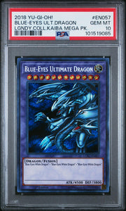 2018 Yu-Gi-Oh! Legendary Collection Kaiba Mega Pack Blue-Eyes Ultimate Dragon #EN057 PSA 10
